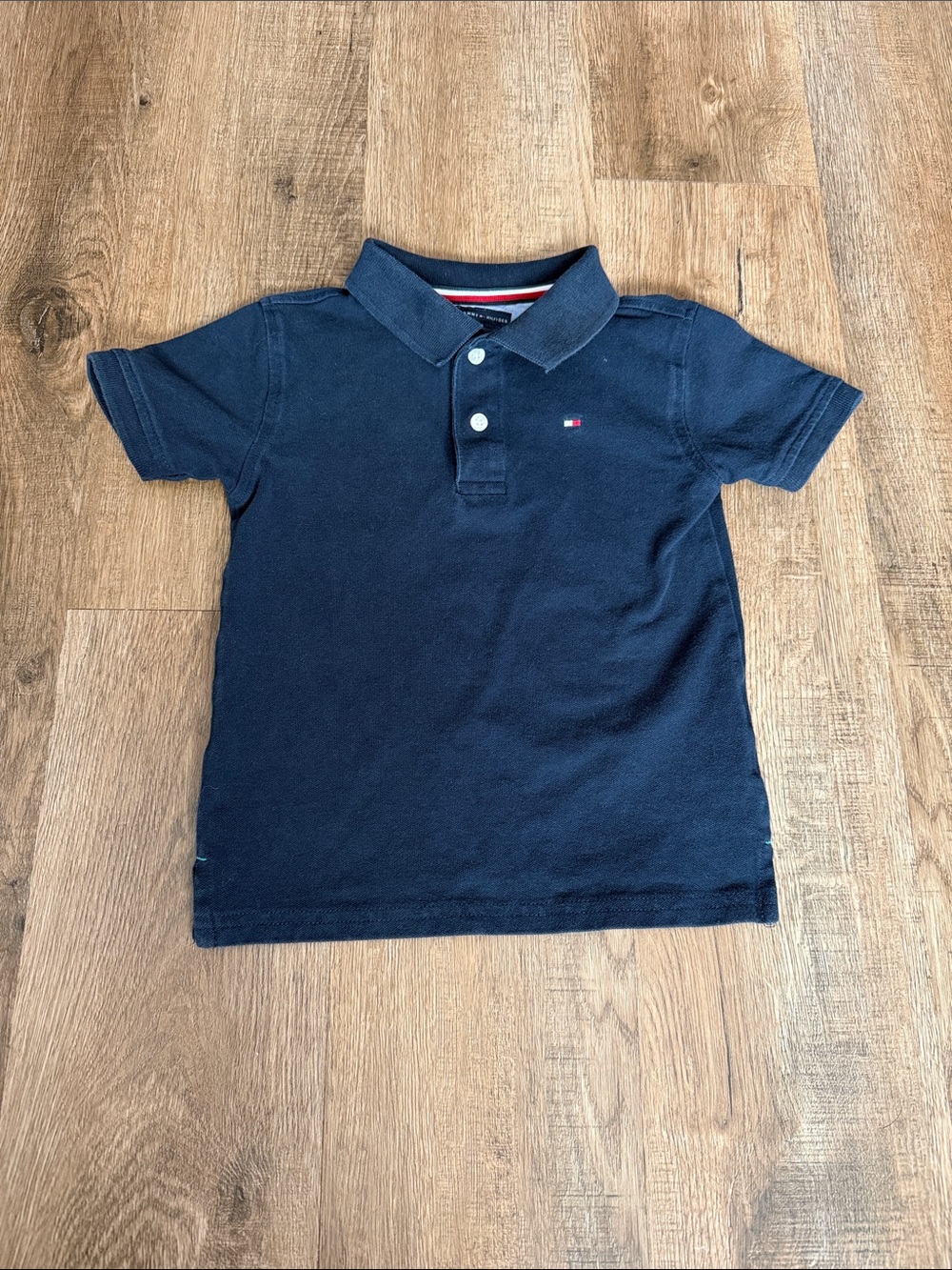 Tommy Hilfiger Navy Polo with Flag Logo